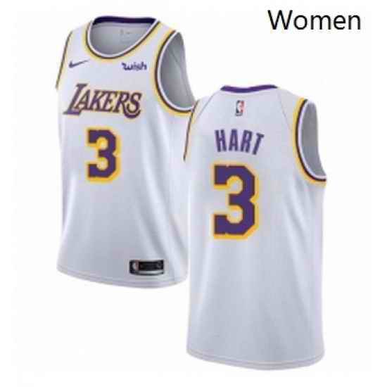 Womens Nike Los Angeles Lakers 3 Josh Hart Swingman White NBA Jersey Association Edition